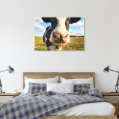 Toile Fermes | Vache Holstein Chewing (Insitu(Chambre))