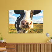 Toile Fermes | Vache Holstein Chewing (Insitu(Salon))