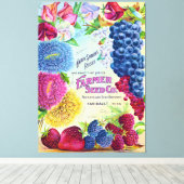 Toile Fermiers Seed Company Publicité Vintage (Insitu (Plancher de Bois))