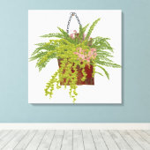 Toile Fern Ivy Hanging Plant Botanical Illustration Art (Insitu (Plancher de Bois))