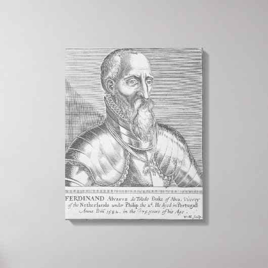 Toile Fernando Alvarez de Toledo, 3e duc d'Alba 2 (Recto)