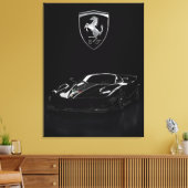 Toile Ferrari FXX-K Black Hypercar | Dark Supercar (Insitu(Salon))