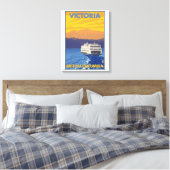 Toile Ferry and Mountains - Victoria, C.-B. Canada (Insitu(Chambre))