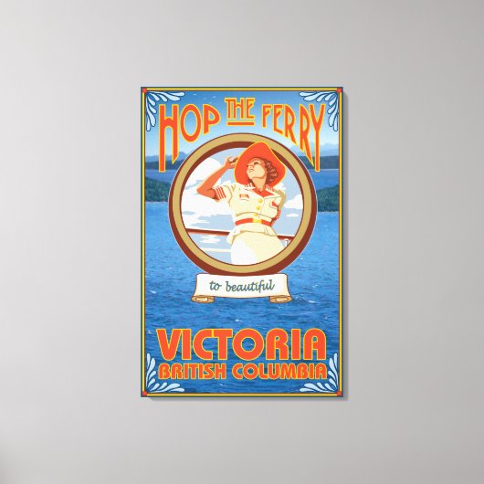 Toile Ferry pour femme - Victoria (C.-B.) Canada (Recto)