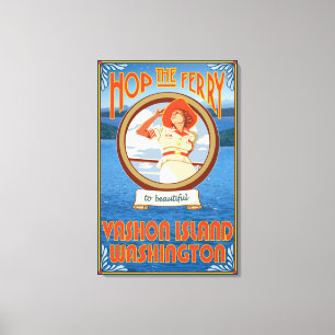 Toile Ferry pour femmes - île Vashon, Washington