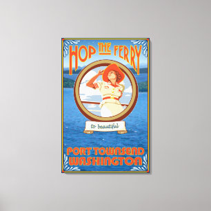 Toile Ferry pour femmes - Port Townsend Washington