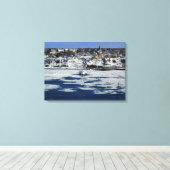 Toile Ferry sur le fleuve Saint-Laurent (Québec) (Insitu (Plancher de Bois))