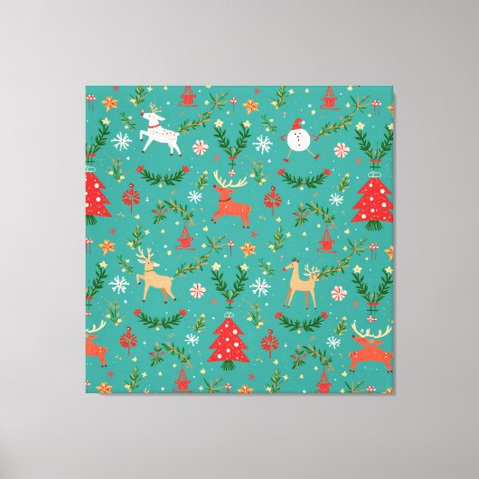Toile Festif Reindeer Wonderland (Recto)