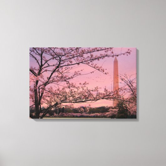 Toile Festival Cherry Blossom du Monument de Washington (Recto)