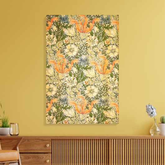 Toile Festival de fleurs de William Morris Spring Compto (Insitu(Salon))