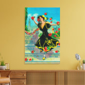 Toile Festival Portola Publicité (danseuse) (Insitu(Salon))