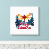 Toile Festive Dragonfly Lights (Insitu (Plancher de Bois))