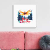 Toile Festive Dragonfly Lights (Insitu(Salon))