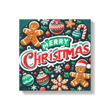 Festive Noël Design avec pain d'épices Hommes