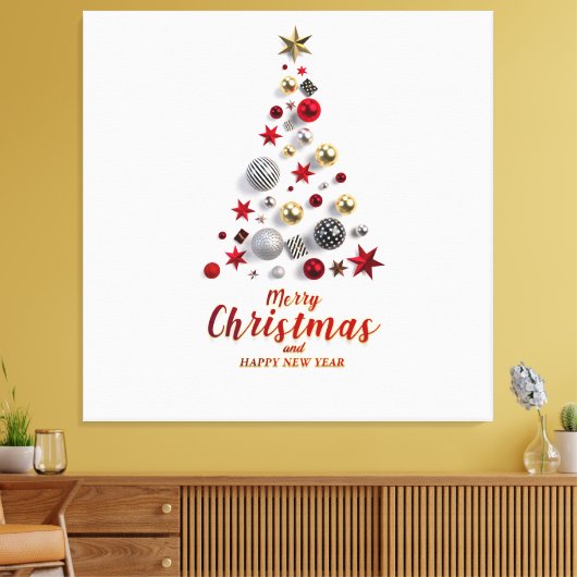 Toile “Festive Tree in Snow” (Insitu(Salon))