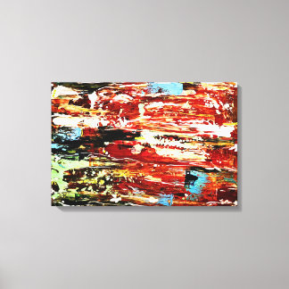 Toile Festivité | Art abstrait coloré moderne