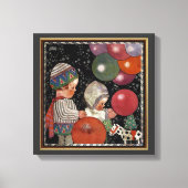 Toile Fête d'anniversaire, ballons et jouets pour enfant (Recto)