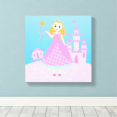 Toile Fête d'anniversaire de la princesse (Insitu (Plancher de Bois))