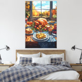Toile Fête d'automne : Fête de Thanksgiving (Insitu(Chambre))