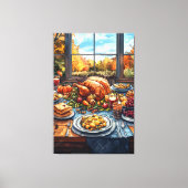 Toile Fête d'automne : Fête de Thanksgiving (Recto)