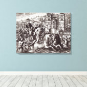 Toile Fête de l'allégorie (Insitu (Plancher de Bois))