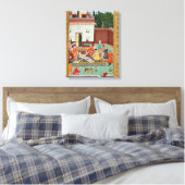 Toile Fête de l'empereur moghol dans une cour (Insitu(Chambre))