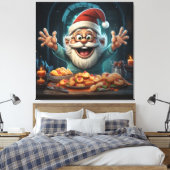Toile Fête de père Noël (Insitu(Chambre))