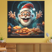 Toile Fête de père Noël (Insitu(Salon))