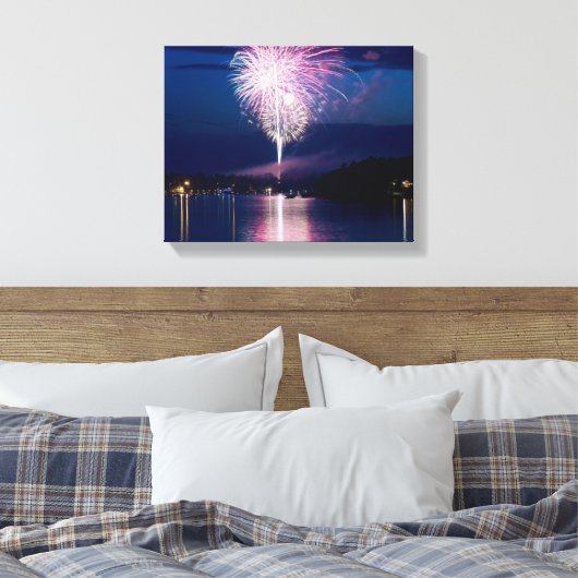 Toile Fête des feux d'artifice sur East Gull Lake (Insitu(Chambre))
