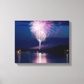 Toile Fête des feux d'artifice sur East Gull Lake (Recto)