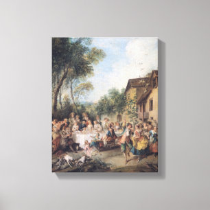 Toile Fête des mariages dans le village