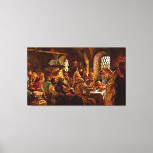 Toile Fête des Mariages de Boyar par Konstantin Makovsky (Recto)