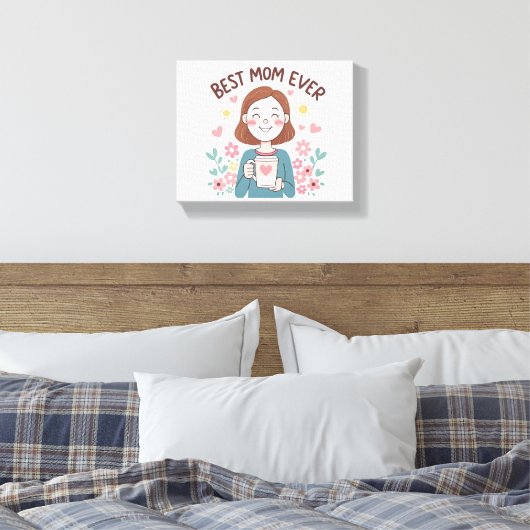 Toile Fête des Mères feutrée Conception pour les cadeaux (Insitu(Chambre))