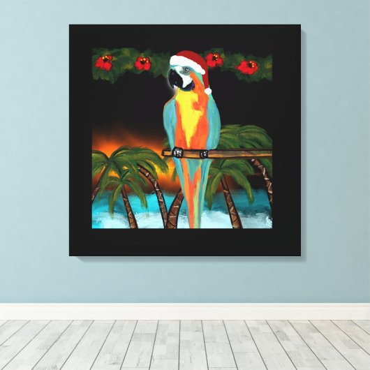TOILE FÊTE DES PARROTS (Insitu (Plancher de Bois))