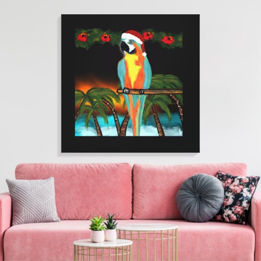 TOILE FÊTE DES PARROTS (Insitu(Salon))