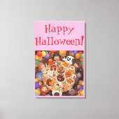 Toile Fête d'Halloween pour enfants (Recto)