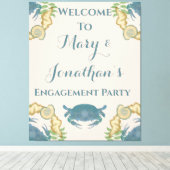 Toile Fête du crabe Crabes bleus, Fiançailles (Insitu (Plancher de Bois))