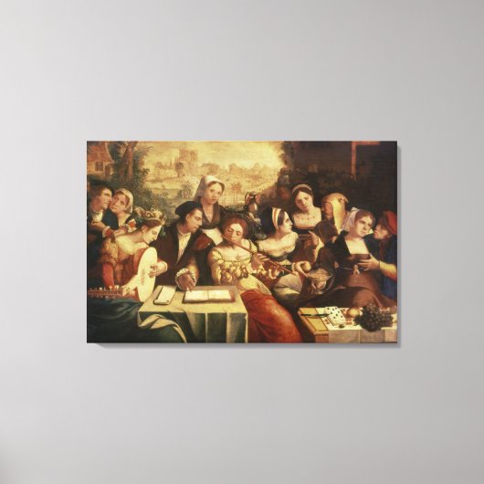 Toile Fête du fils prodigue avec Harlots (Recto)