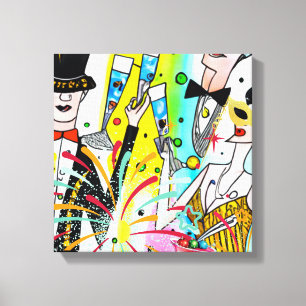 Toile Fête du Nouvel An