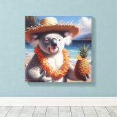 Toile Fête Koala Luau (Insitu (Plancher de Bois))