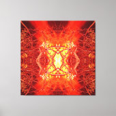 Toile Feu Abstrait (Recto)