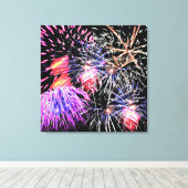 Toile Feu d'artifice (Insitu (Plancher de Bois))