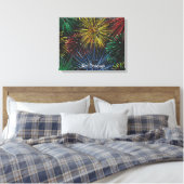 Toile Feu d'artifice dans le ciel (Insitu(Chambre))