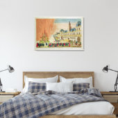 Toile Feu d'artifice devant l'Hôtel de Ville à Paris (Insitu(Chambre))