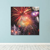 Toile Feu d'artifice final (Insitu (Plancher de Bois))