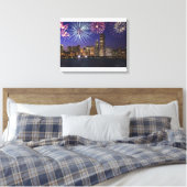 Toile Feu d'artifice sur la skyline de Chicago (Insitu(Chambre))