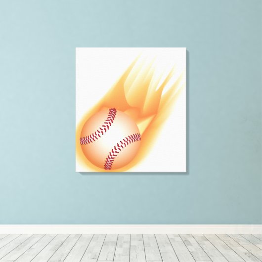 Toile feu de baseball (Insitu (Plancher de Bois))