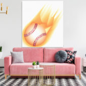 Toile feu de baseball (Insitu(Salon))