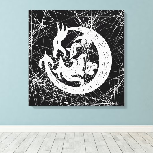 Toile Feu de dragon (Insitu (Plancher de Bois))