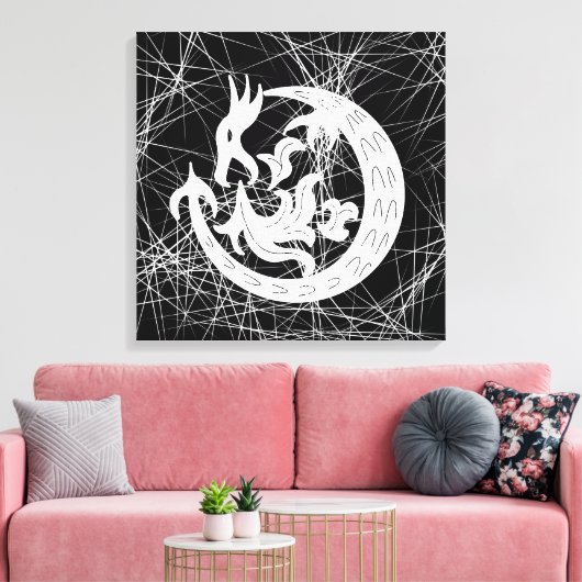 Toile Feu de dragon (Insitu(Salon))